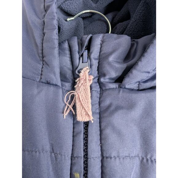 Disney Bluey Girls Size 6 Dark Blue Insulated Puffer Vest Coat with Hoodie - Picture 7 of 8